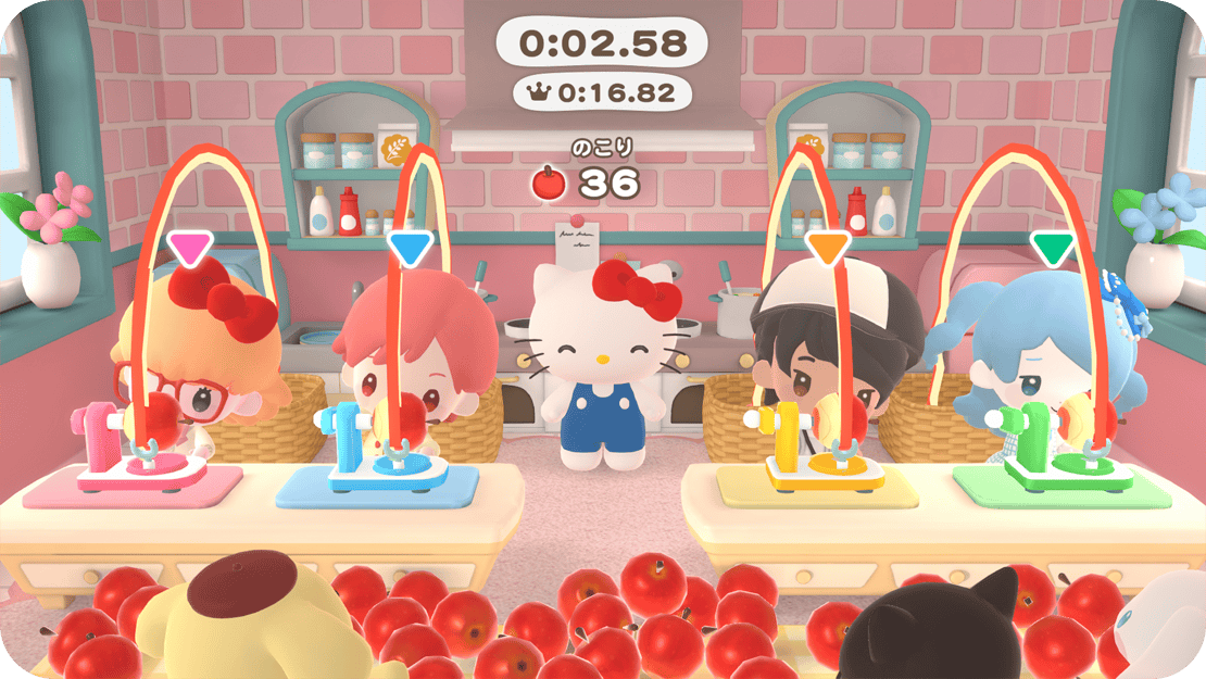 Épluchage express avec Hello Kitty