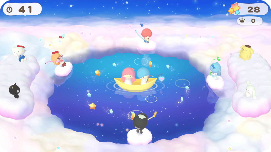 Le défi de pêche aux étoiles de Little Twin Stars