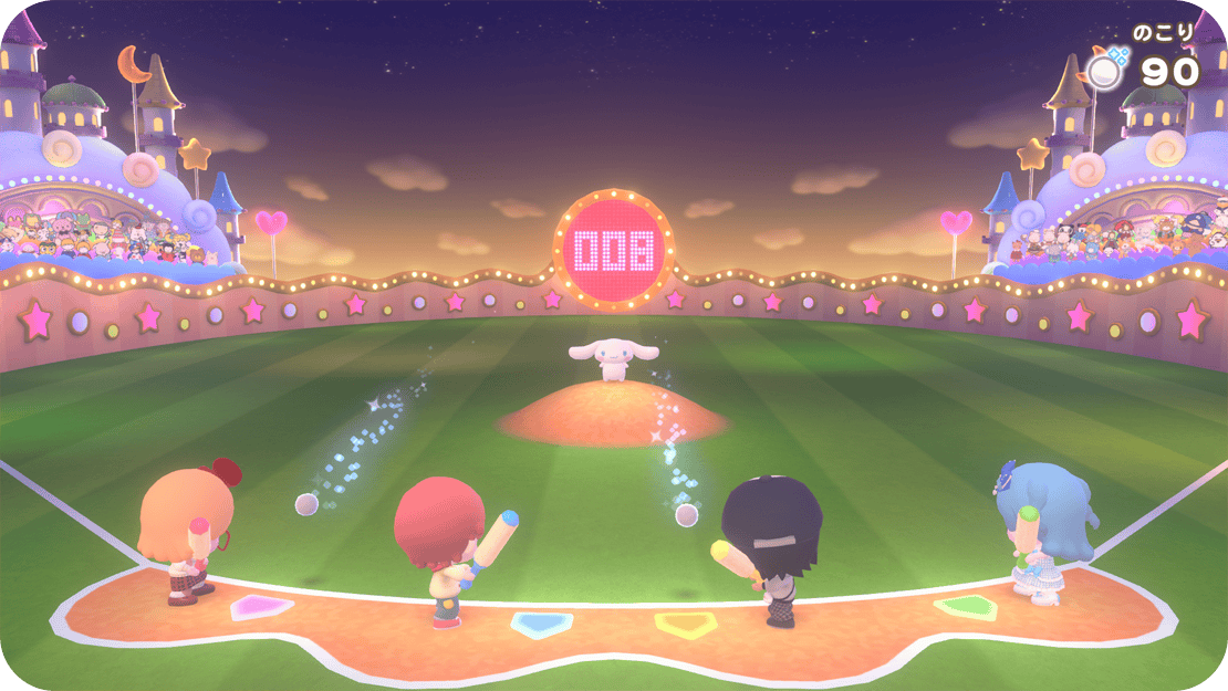 Course aux coups de circuit de Cinnamoroll